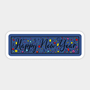 Happy New Year Sticker